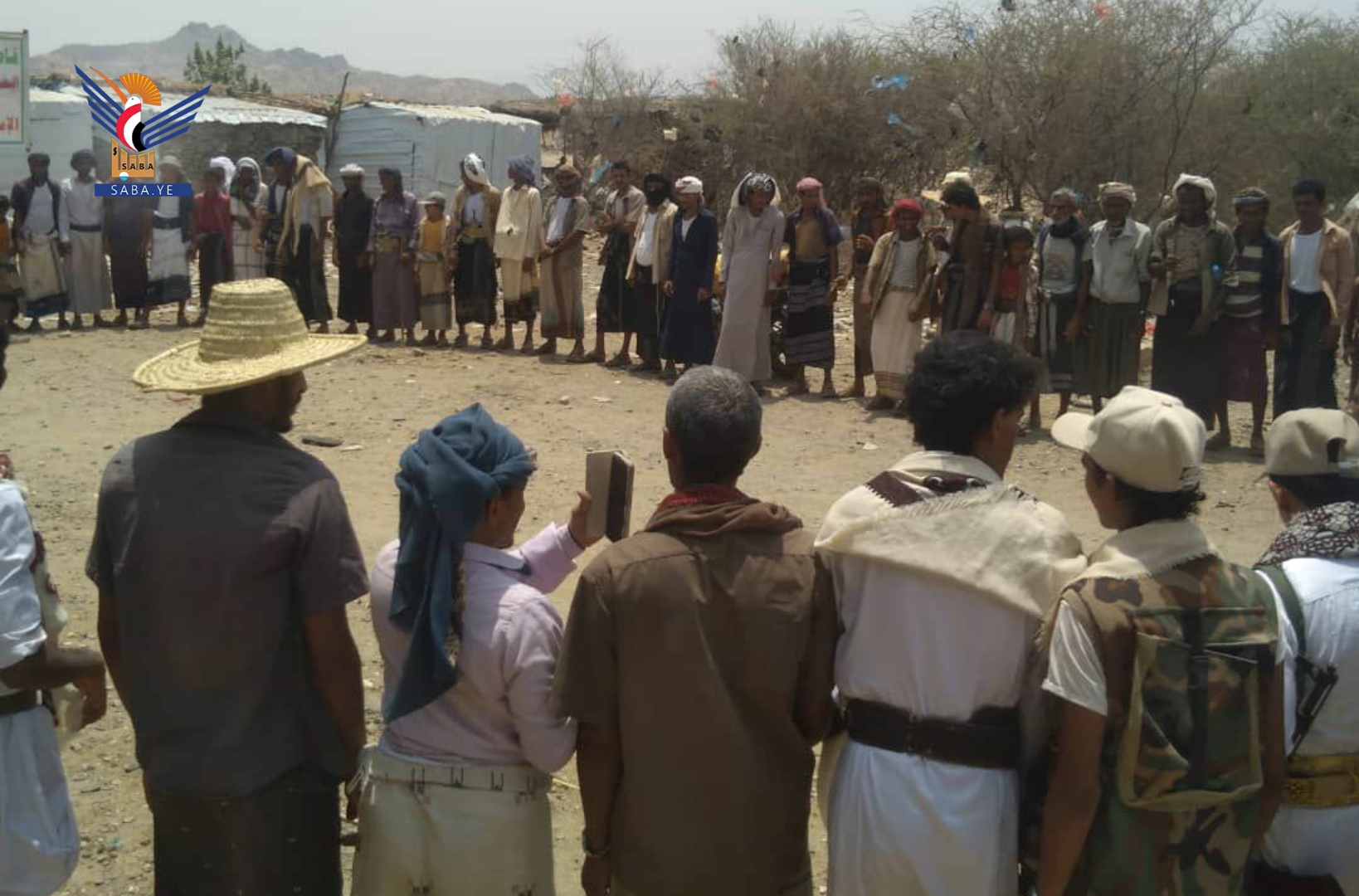  حجة.. وقفة في حرض تضامناً مع غزة