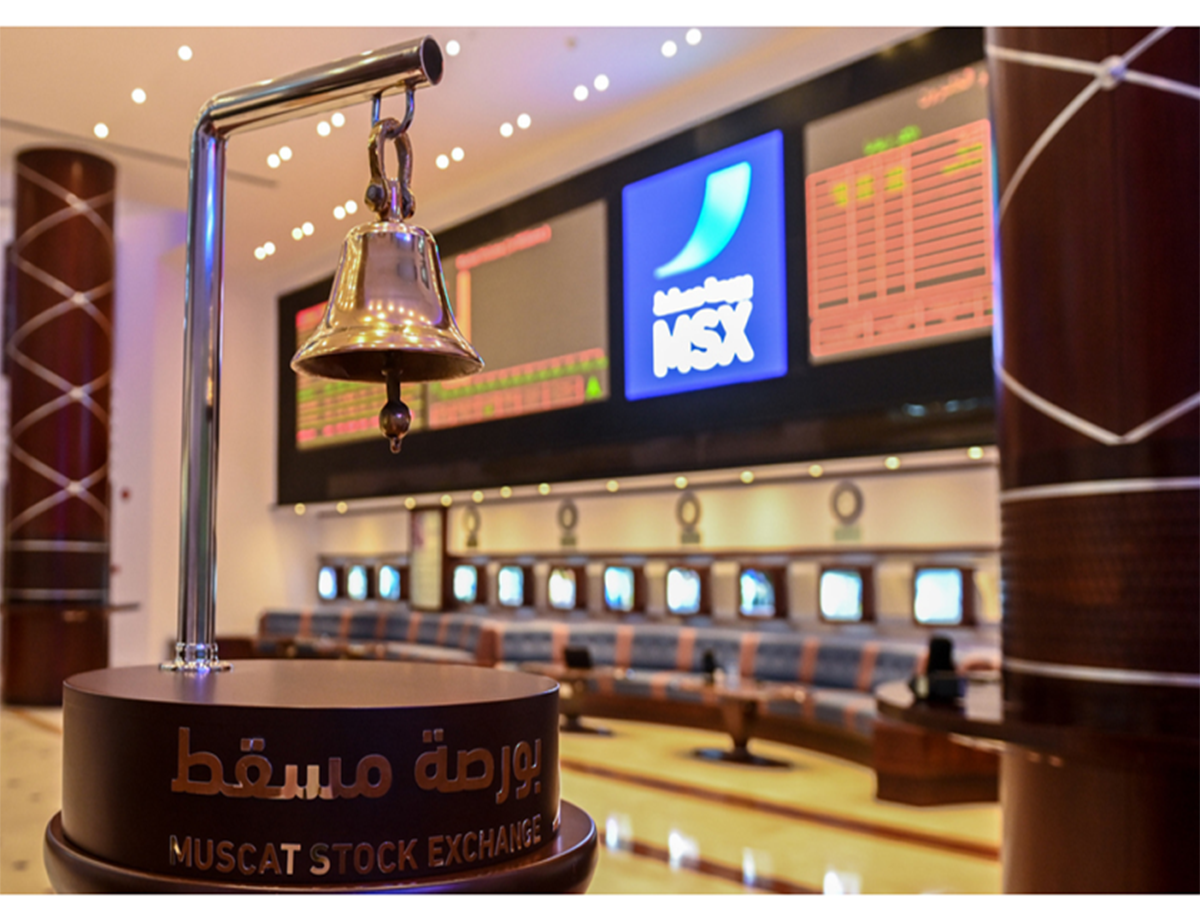 ارتفاع مؤشر بورصة مسقط 1.23 %