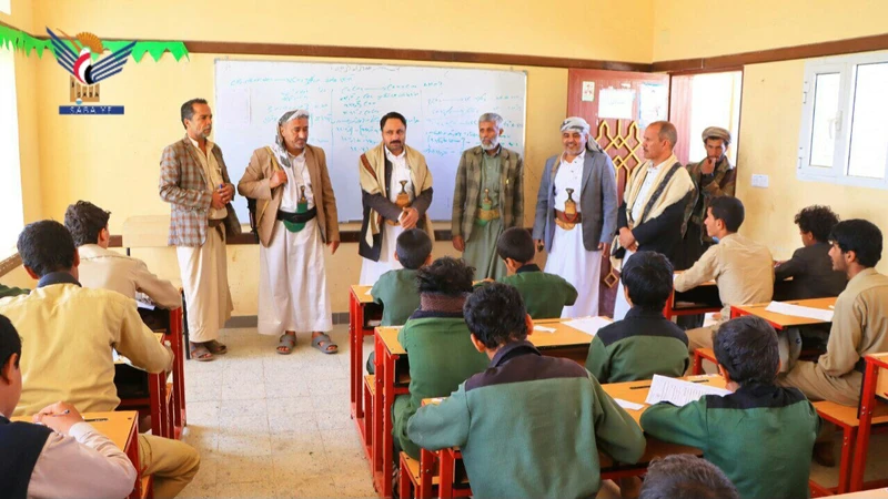 تدشين اختبارات نهاية الفصل الدراسي الأول بمحافظة صنعاء