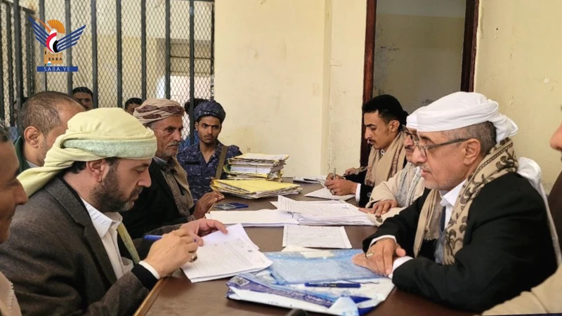 رئيس هيئة التفتيش القضائي يشدد على تسهيل إجراءات القضاء في حجة 