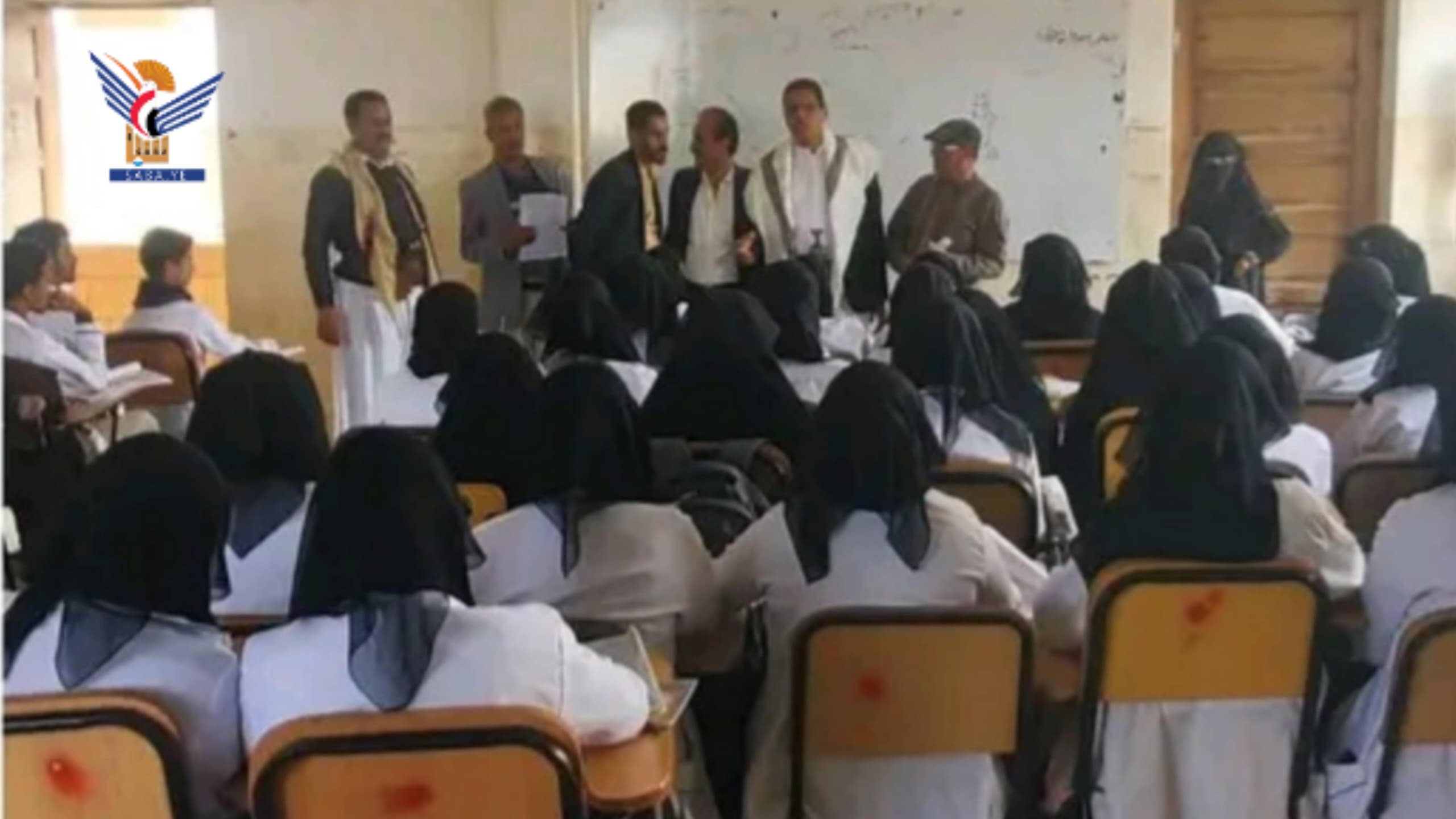 المحويت  ..  تفقد سير العملية التعليمية بمعهد العلوم الطبية بمديرية الخبت 