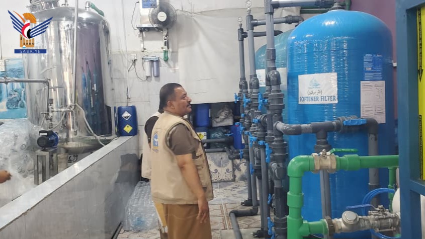 هيئة المواصفات تنفذ حملة رقابة على المنشآت الصناعية والغذائية ومحطات مياه الشرب بحجة