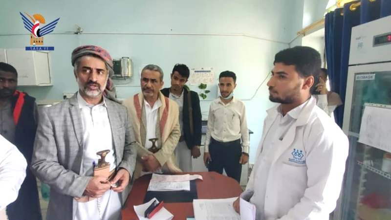 محافظ المحويت يتفقد المستشفى الريفي بمديرية بني سعد