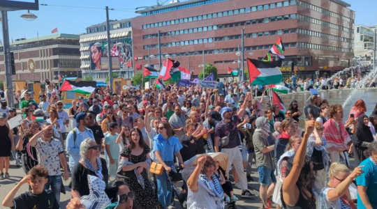 مظاهرات حاشدة في السويد وفرنسا رفضًا للعدوان الصهيوني على غزة