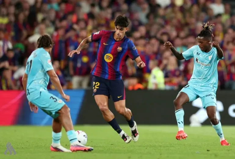 برشلونة يتغلب على أتلتيك بيلباو في الدروي الإسباني