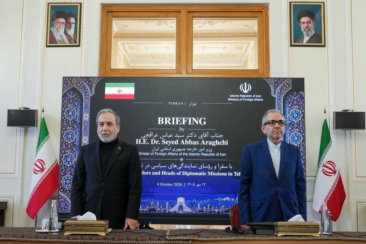 عراقجي يستعرض مواقف إيران من التطورات الإقليمية أمام السفراء في طهران