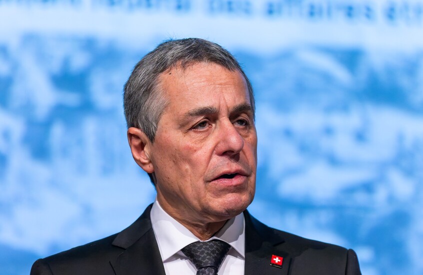 وزير الخارجية السويسري : روسيا تسعى بالفعل للسلام في أوكرانيا