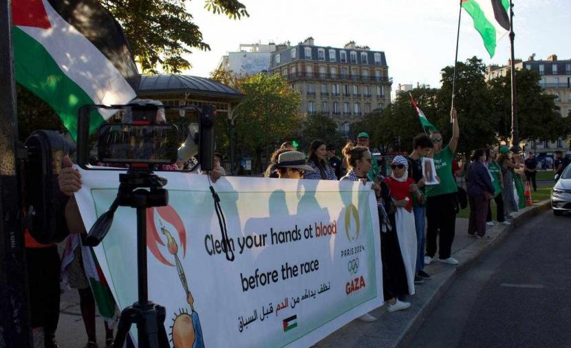 احتجاجات في فرنسا على مشاركة المنتخب الصهيوني في دورة الألعاب البارالمبية الفرنسية