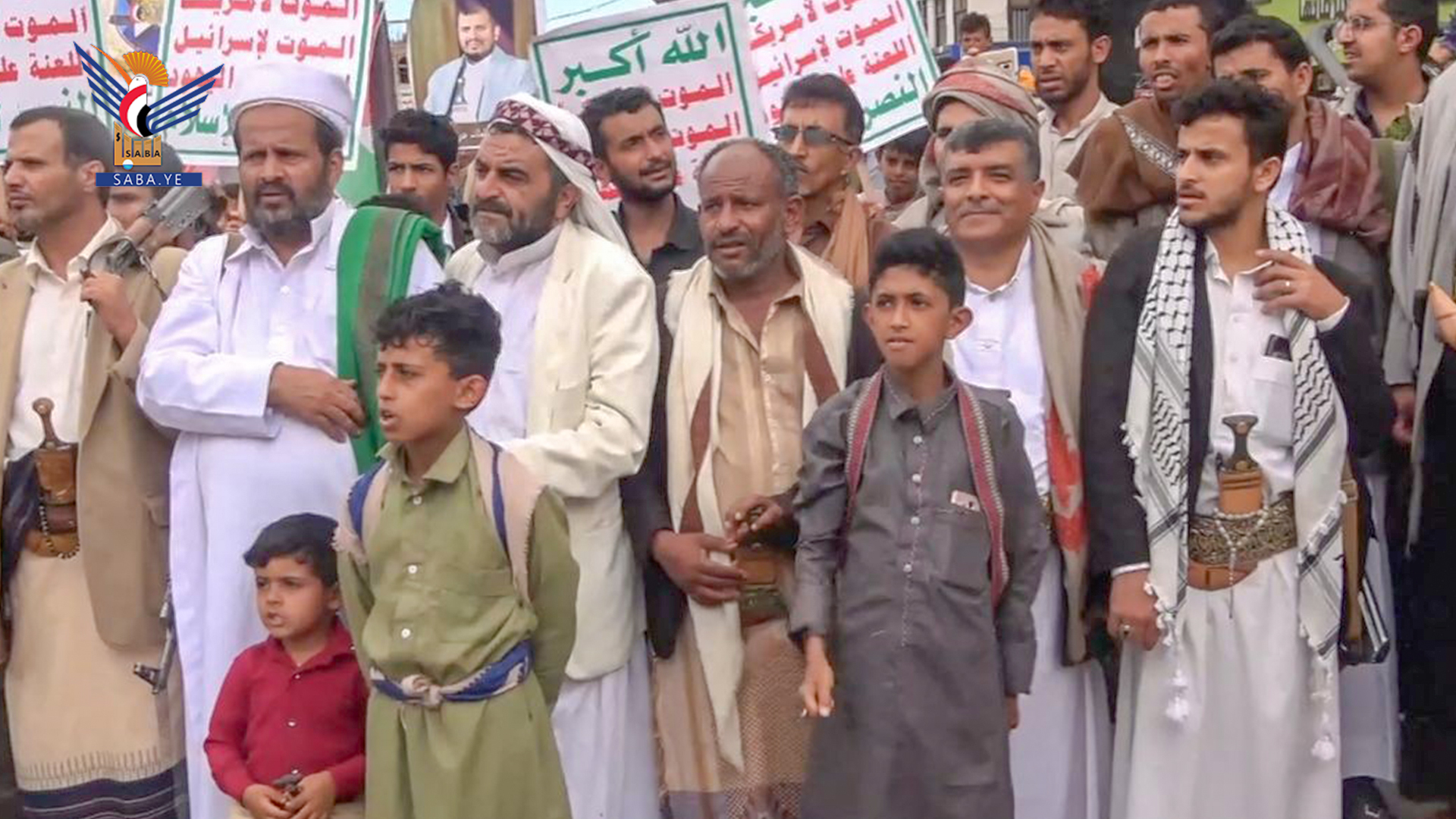  مسيرات ووقفات في مديريات البيضاء نصرة للشعب الفلسطيني وتنديداً بمجازر الصهاينة