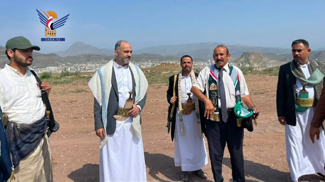 تفقد سير العمل في ساحة الرسول الأعظم بمديرية دمت في الضالع