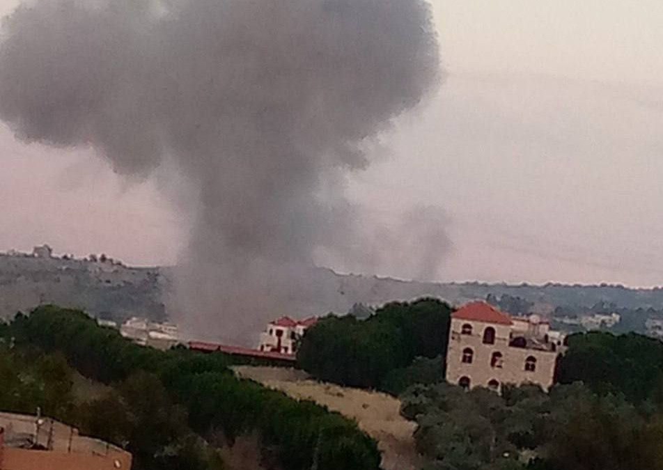 إصابتان بغارة صهيونية استهدفت دراجة نارية جنوب لبنان