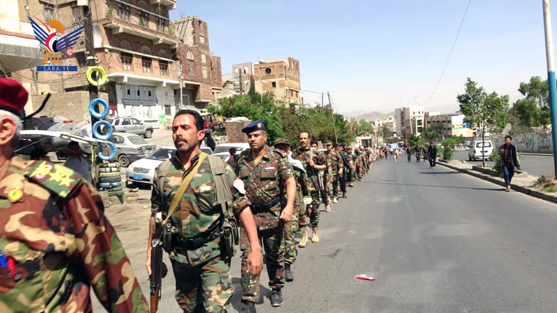  مسير شعبي وعسكري بمديرية آزال في أمانة العاصمة