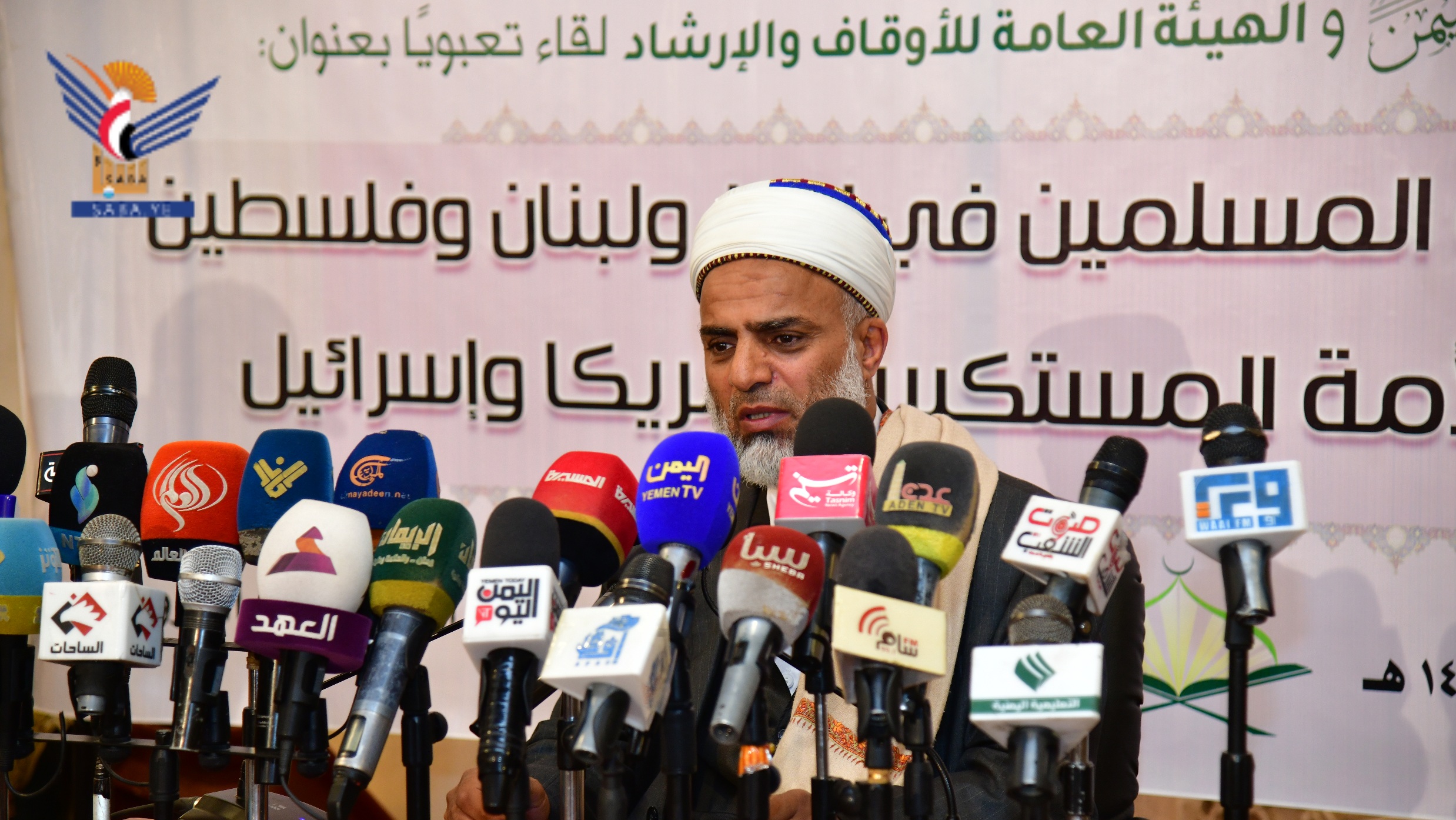 لقاء بالجامع الكبير بصنعاء يؤكد وجوب مناصرة المسلمين في إيران ولبنان وفلسطين ضد أعداء الأمة 