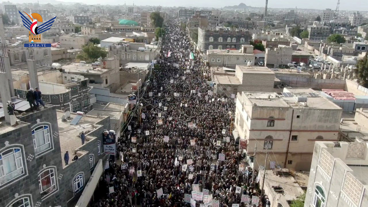 مسيرات حاشدة في 38 ساحة بذمار بيوم القدس العالمي