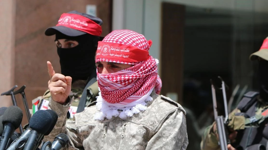 قوات الشهيد عمر القاسم بغزة تزف قائدها إياد أبو رحمة شهيدا