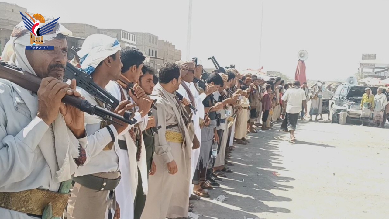 قبائل مديرية الحجيلة بالحديدة تعلن النفير العام وجاهزيتها لميادين المواجهة