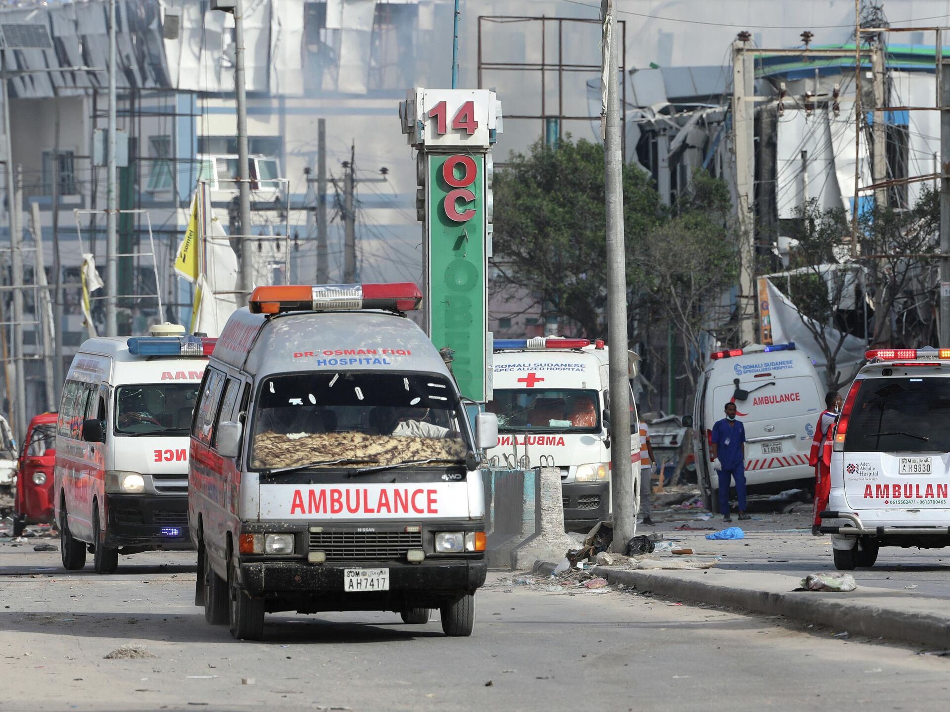 مقتل خمسة أشخاص وإصابة 20 آخرين إثر انفجار في العاصمة الصومالية مقديشو