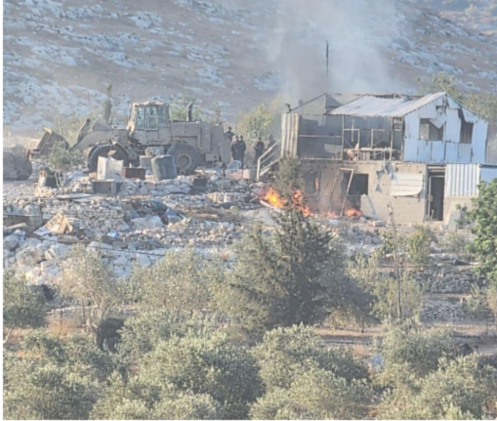 استشهاد فلسطيني بقصف العدو الصهيوني على قباطية جنوبي جنين