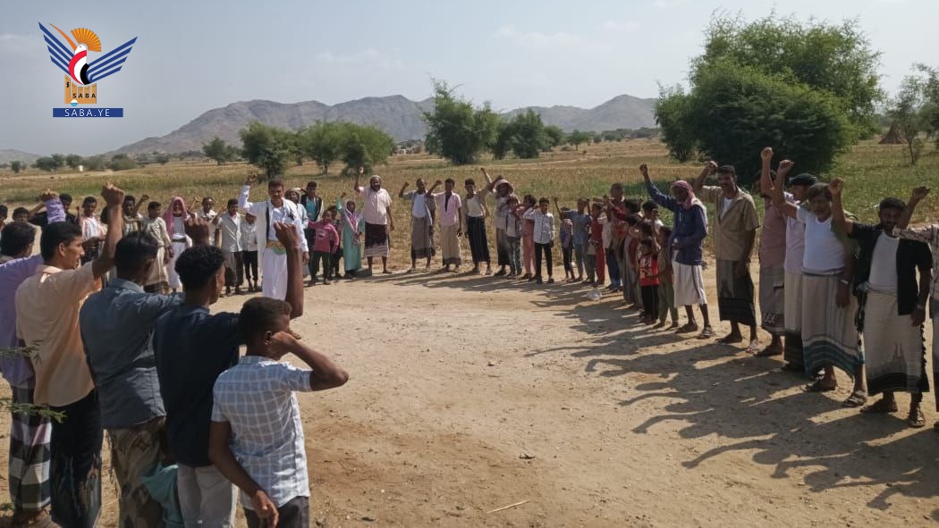 وقفات في محافظة حجة تضامناً مع الشعب الفلسطيني