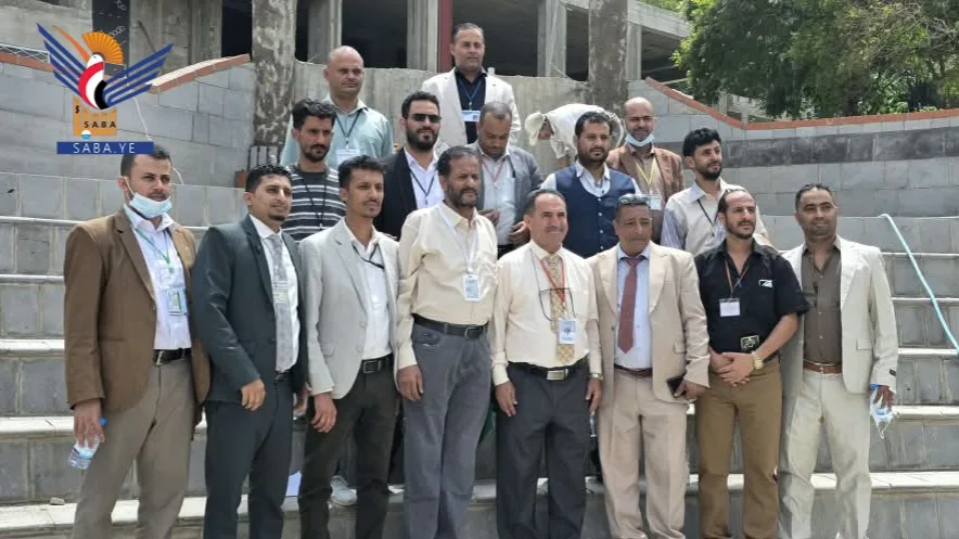 المعهد الوطني للعلوم الإدارية بإب ينفذ زيارة ميدانية لمستشفى جبلة التعليمي