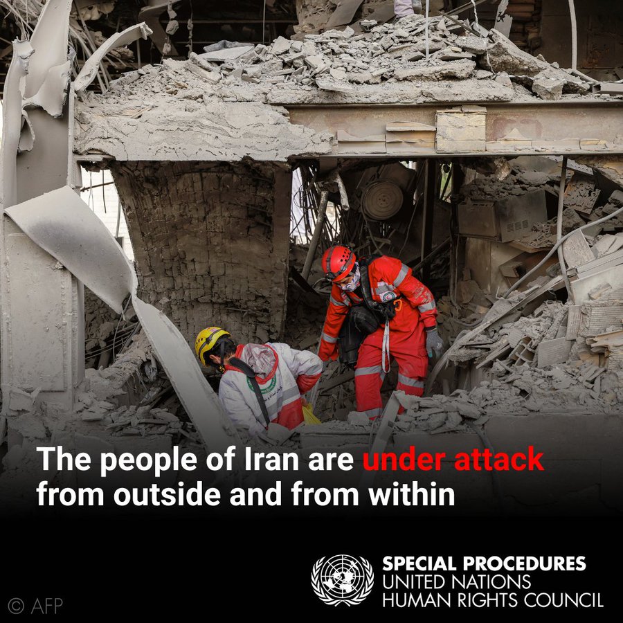 خبراء الأمم المتحدة: إنهاء الحرب على إيران أمر ضروري ومُلّح وغارات أمريكا و"إسرائيل" تقتل المدنيين