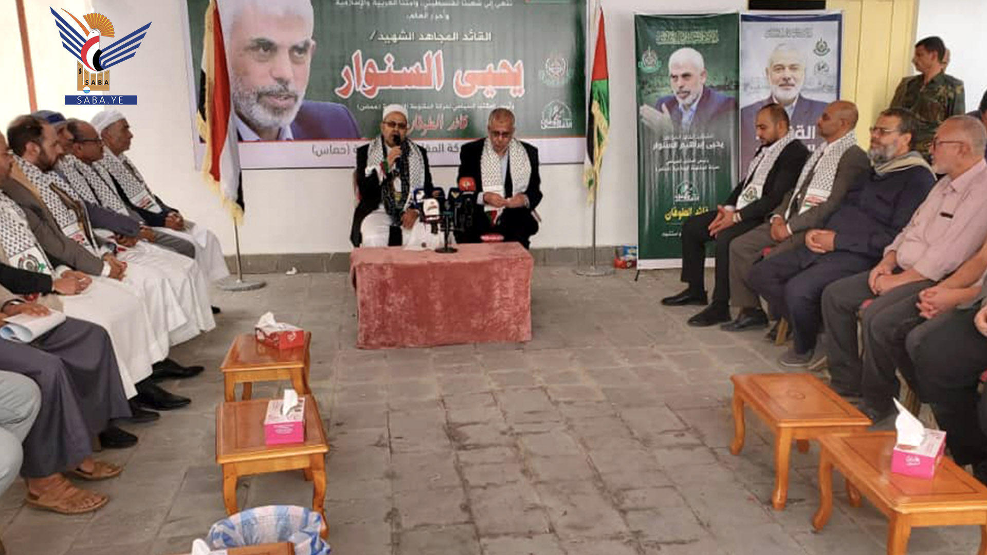 رئيس وأعضاء مجلس القضاء يُقدّمون واجب العزاء في استشهاد القائد يحيى السنوار