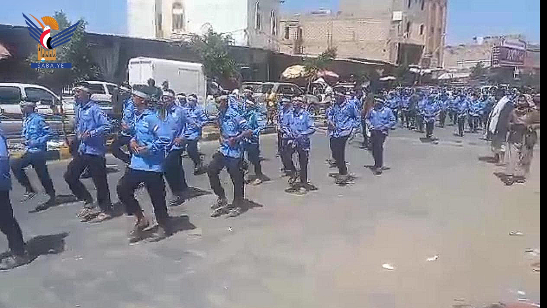 البيضاء.. مسير وعرض لطلاب الدورات الصيفية في مديرية السوادية