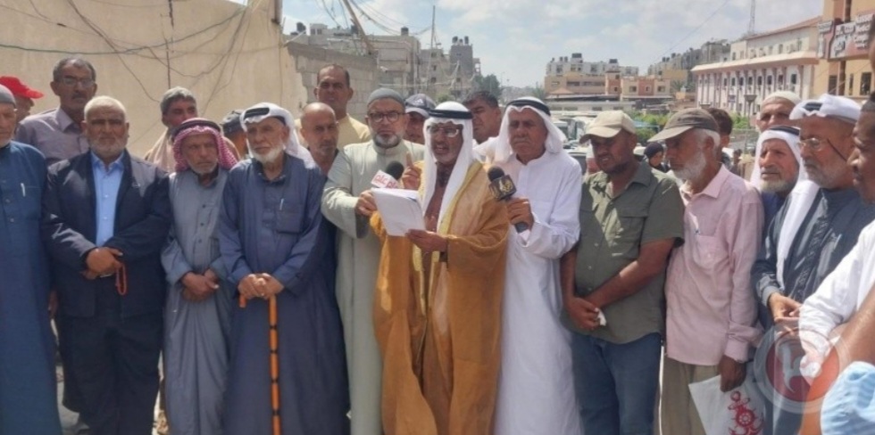 "قبائل وعشائر" غزة يطالب المجتمع الدولي بالضغط على العدو الصهيوني لوقف الحرب
