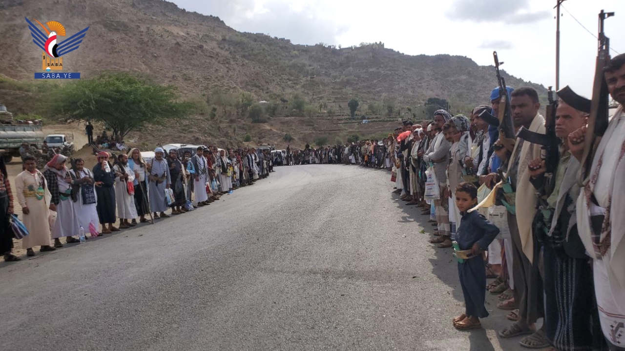 قبائل افلح اليمن في حجة تعلن الجهوزية لمواجهة العدو الأمريكي