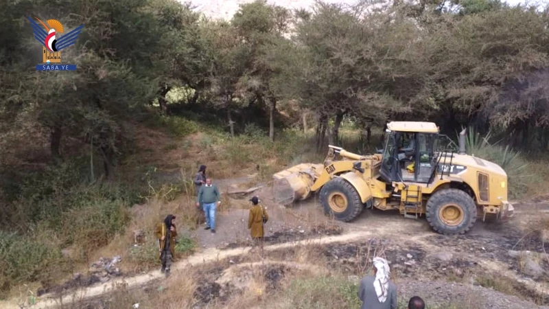 ردم 23 بئرًا يدوية مخالفة، في مديرية السياني بأب