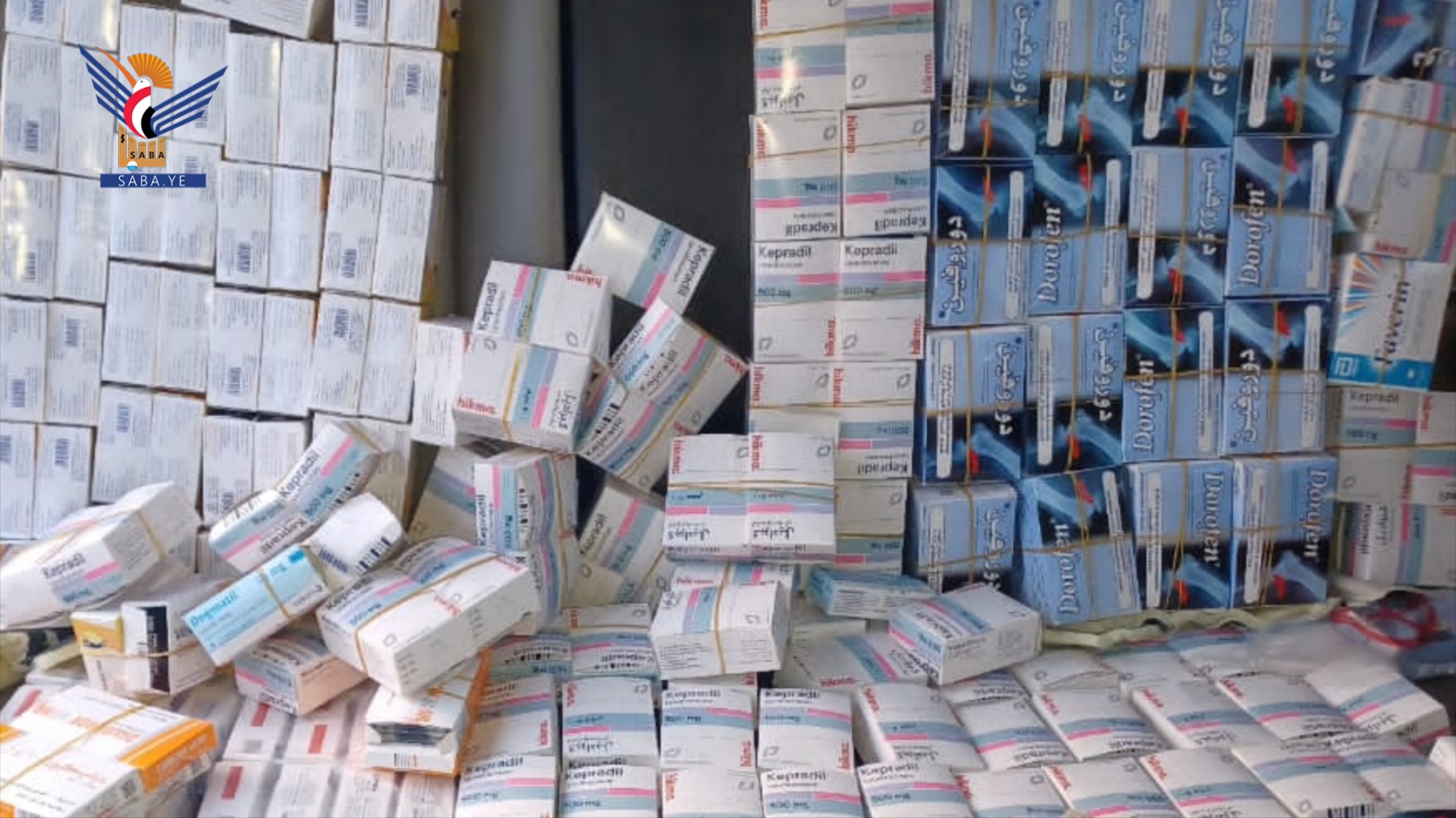 مركز الراهدة الجمركي يحبط ثلاث عمليات تهريب كمية كبيرة من الأدوية