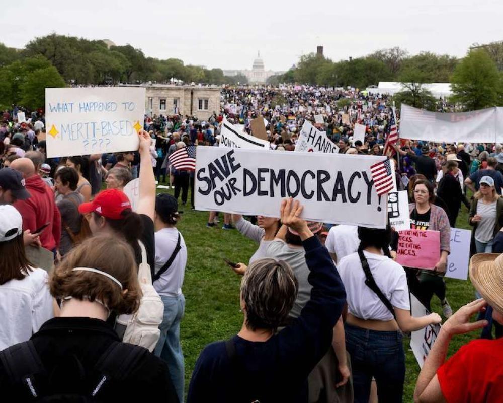 ميزوري: مظاهرة للمطالبة بالإفراج عن النشطاء والطلاب المحتجزين لدى السلطات الأمريكية