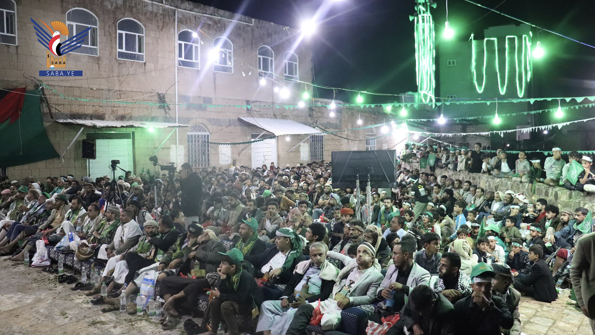 أمسية في مديرية دمت بالضالع بذكرى المولد النبوي