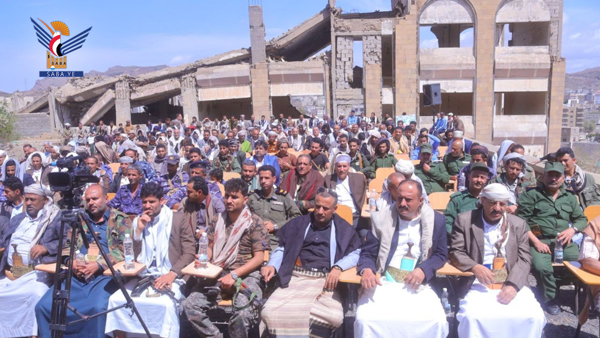  تعز تُحيى اليوم الوطني للصمود بفعالية خطابية