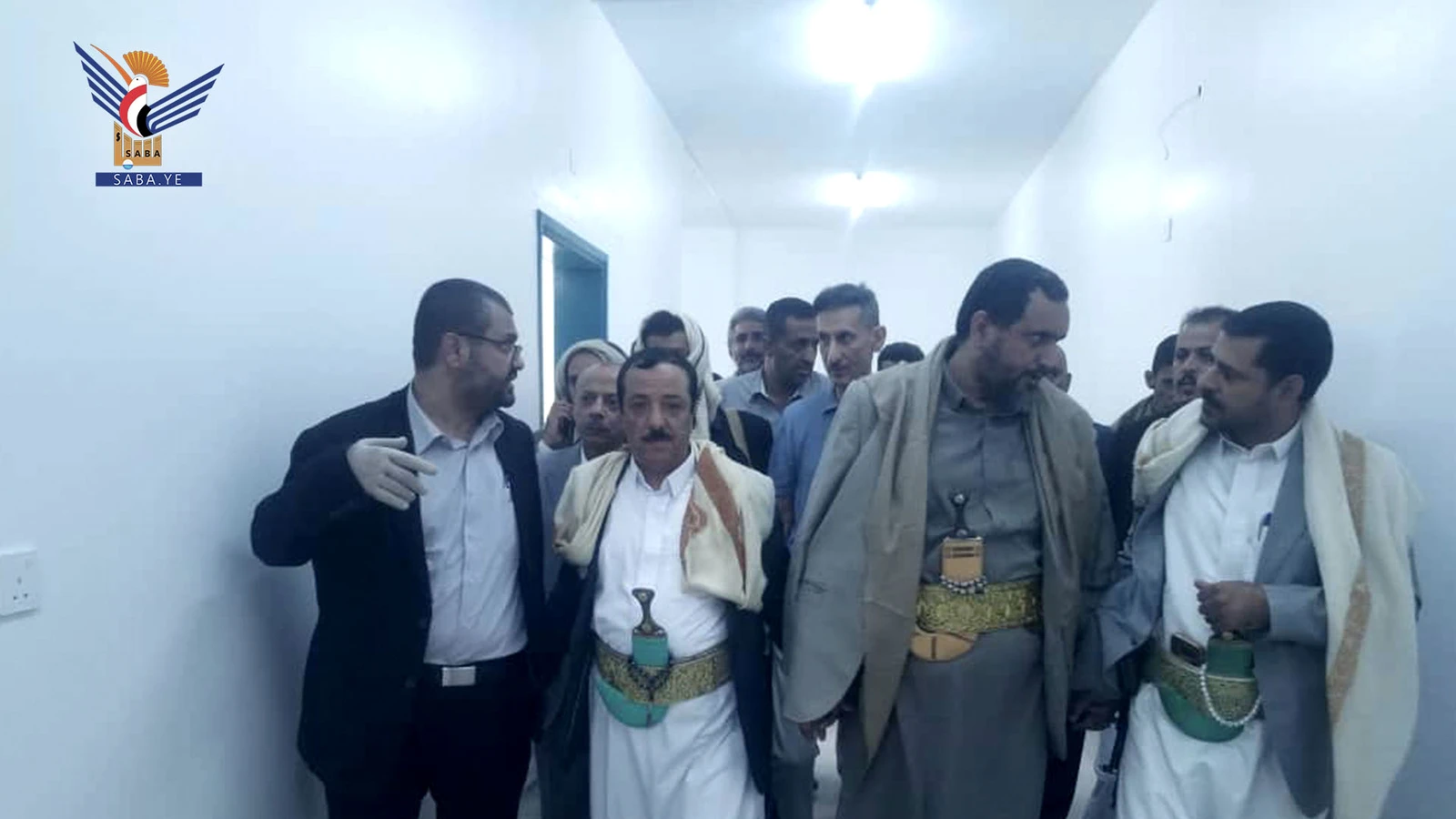 شيبان والهادي يتفقدان سير مشروع المركز الوطني لعلاج الحروق بمستشفى همدان