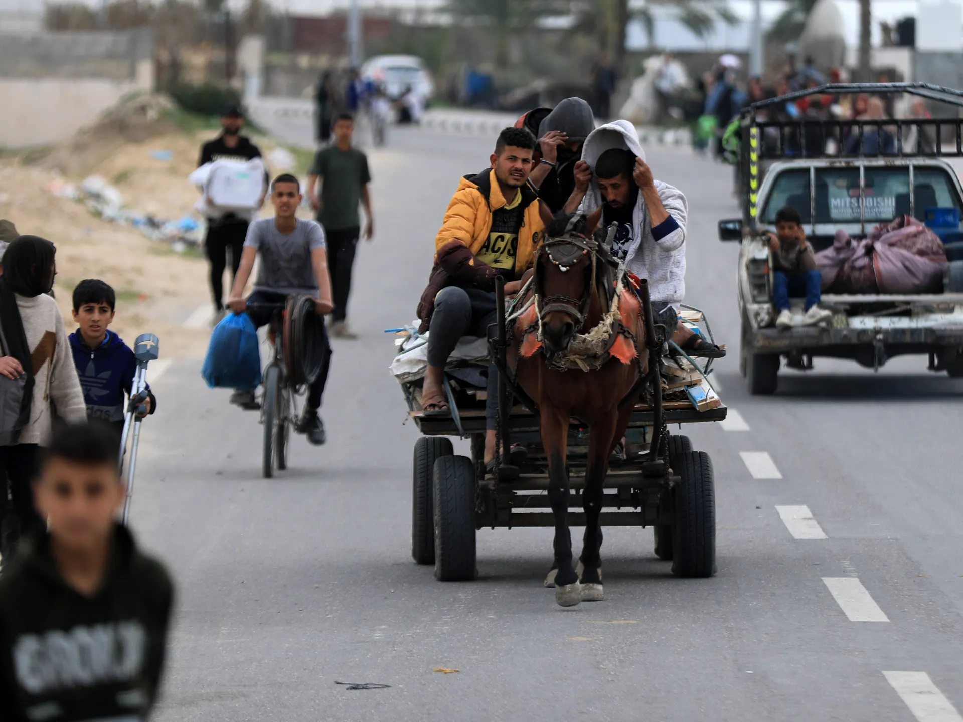 الهجرة الدولية: نزوح أكثر من 172 ألف شخص في غزة خلال أسبوع