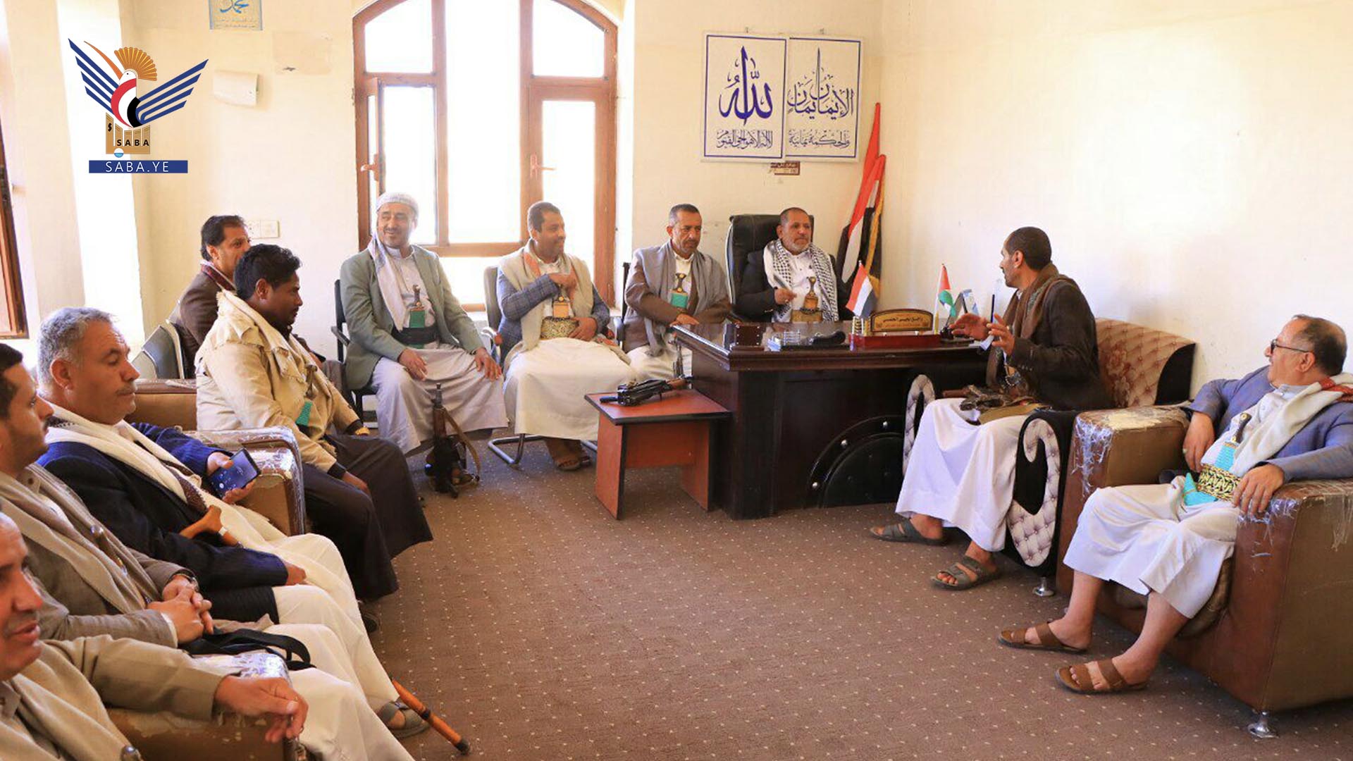 تفقد سير العمل ومستوى الانضباط الوظيفي في أول أيام الدوم بمحافظة صنعاء