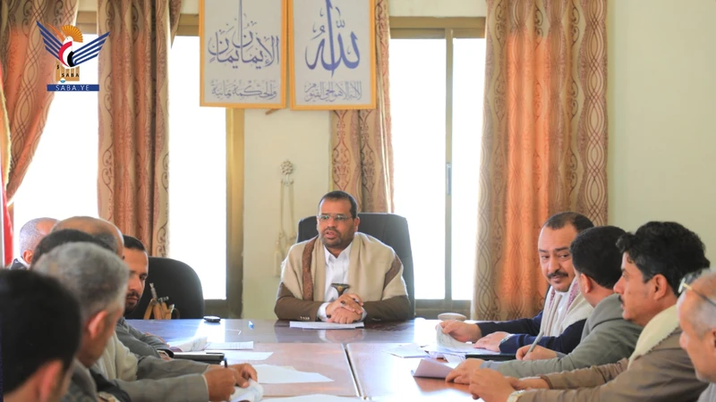 مناقشة مستوى إنجاز مشاريع الوحدة التنفيذية في صعدة