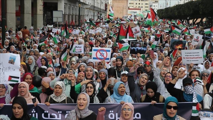للجمعة 72.. آلاف المغاربة ينظمون وقفات تضامنية مع غزة