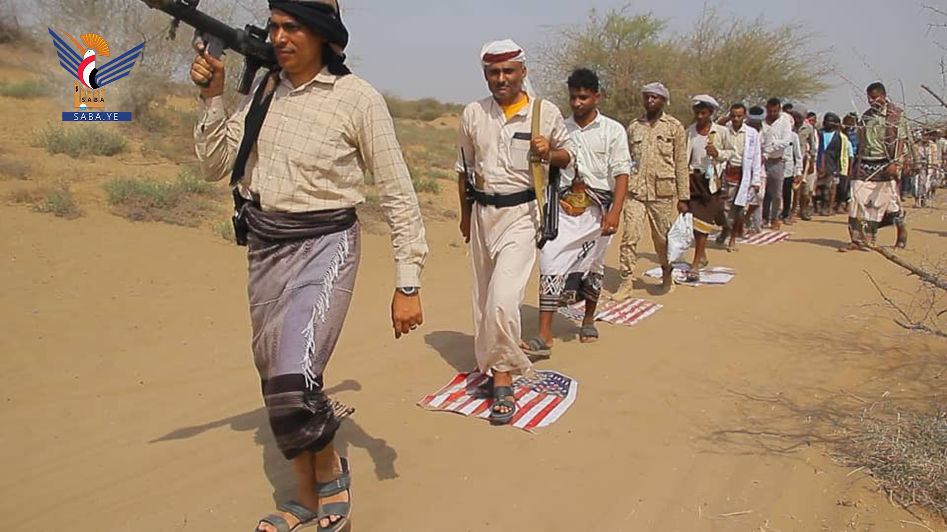 الحديدة.. مسير وتطبيق قتالي لخريجي دورات "طوفان الأقصى" بمديرية المراوعة