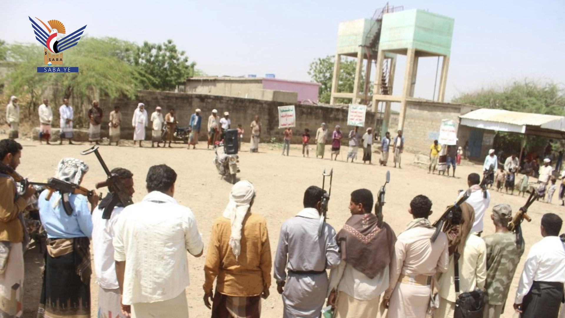 وقفة لقبائل الوعارية بالحديدة تأكيداً للجهوزية في مواجهة قوى الاستكبار