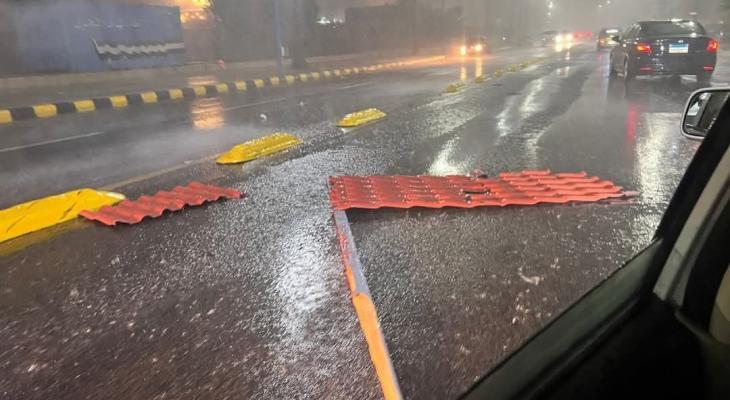 تعطل الملاحة البحرية اثر عاصفة رعدية غير مسبوقة ضربت الإسكندرية