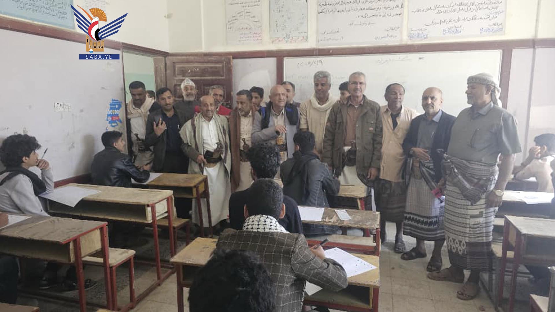 تفقد اختبارات الشهادة الثانوية العامة بمحافظة البيضاء