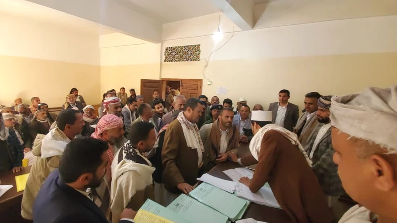 تفقد سير العمل في محكمتي ونيابتي شبام والطويلة في المحويت