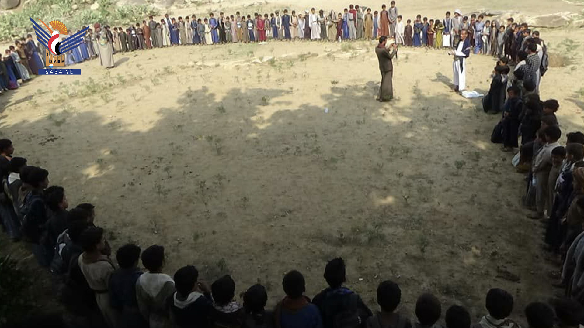 مسيرات ووقفات طلابية في شدا وغمر والظاهر بصعدة تضامناً مع غزة