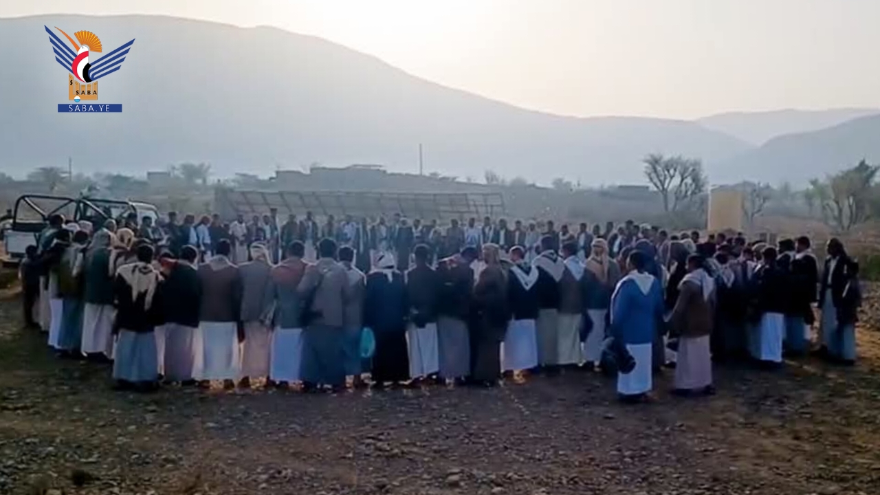 وقفات في عمران تضامنا مع الشعب الفلسطيني