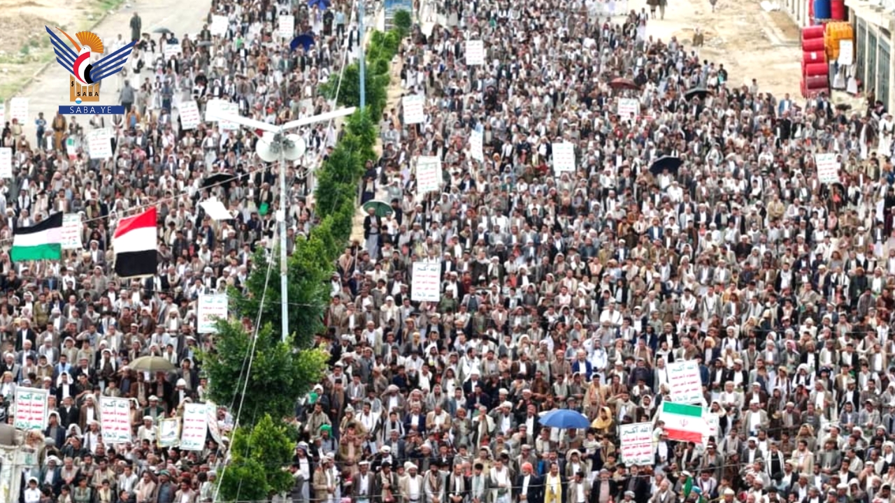 130 مسيرة حاشدة بعمران احتفاءً بالنصر وتأكيدًا على وحدة الساحات