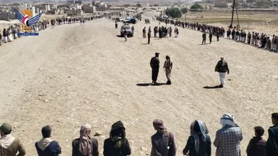 قبائل سنحان تعلن النفير العام والجهوزية لمواجهة العدو السعودي