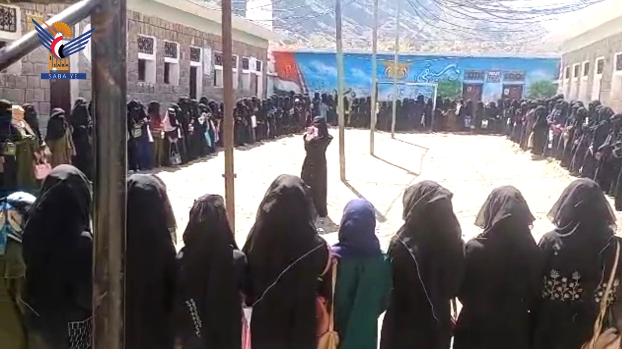 وقفة نسائية في مديرية الحيمة الداخلية بالذكرى الثانية لعملية" طوفان الأقصى"