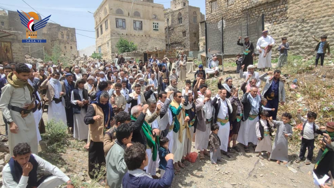 المحويت.. 96 مسيرة حاشدة تأييدا لخيار المواجهة وفرض معادلة الحصار بالحصار